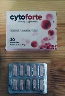 Trattamento della cistite con capsule naturali Cyto Forte - revisione del risultato dell'applicazione